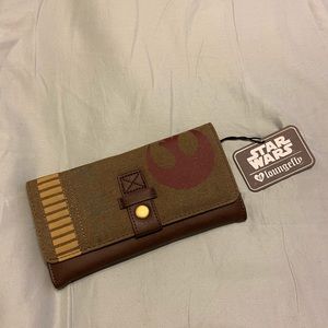 BNWT Loungefly Star Wars Rogue One Canvas Wallet